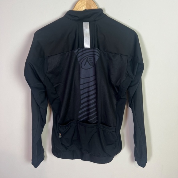 Nuckily Men’s Black Winter Long Sleeve Cycling Jacket Size Large New - Picture 2 of 6